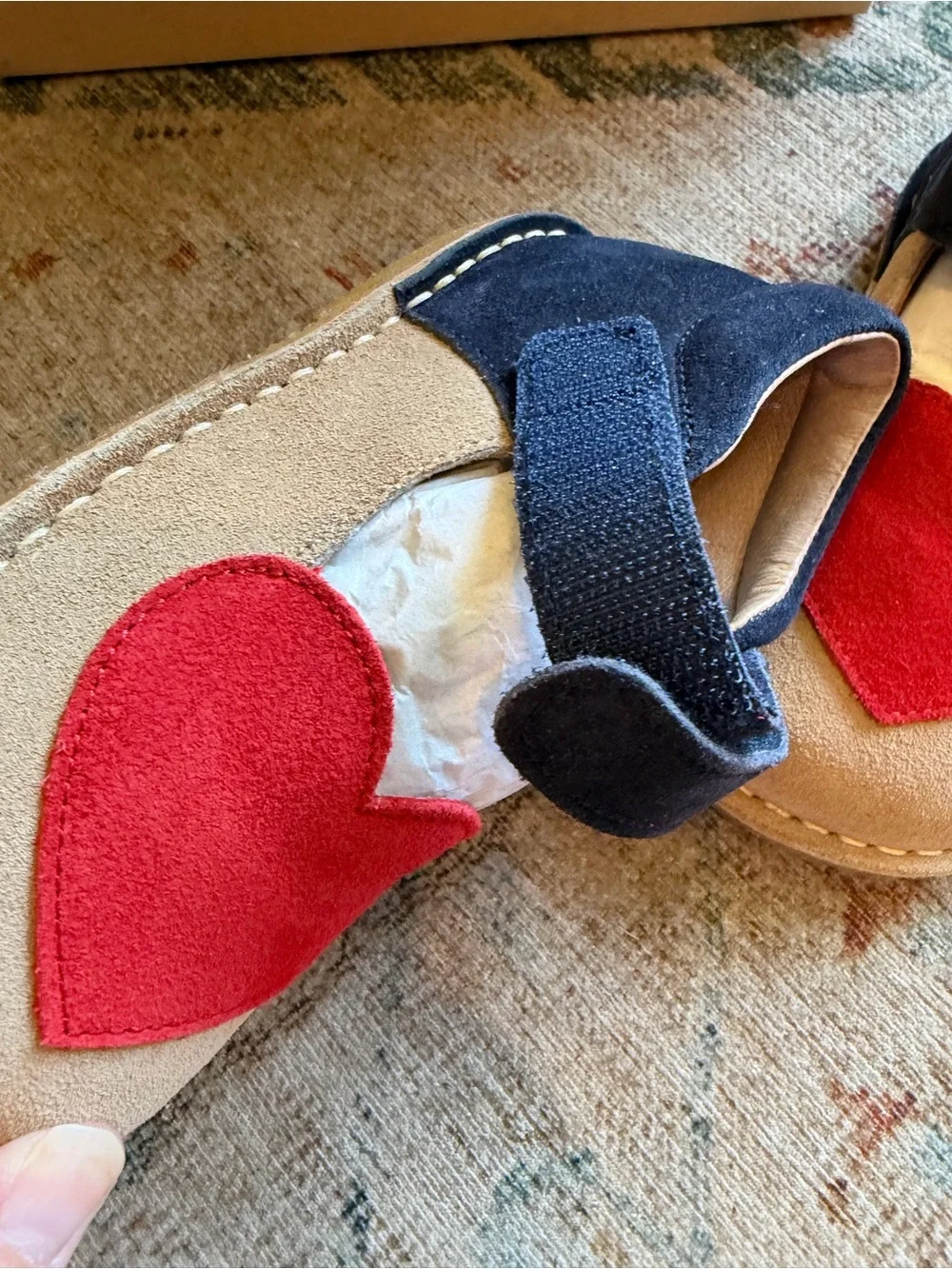 NIB $135 Konges Sløjd Minnie Coeur Tricolore Shoe EU 26, US 9.5